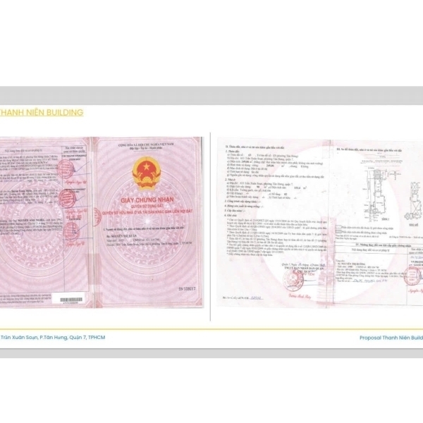 CHÍNH CHỦ BÁN TÒA NHÀ MẶT TIỀN TRẦN XUÂN SOẠN – QUẬN 7