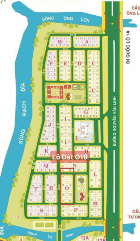 Bán Lô đất biệt thự Sadeco Ven Sông