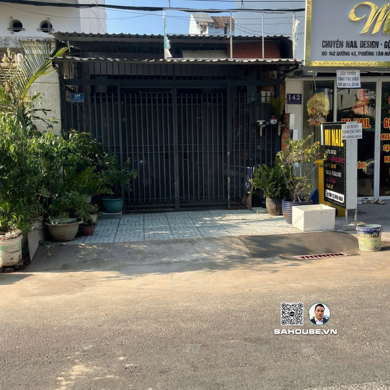 BÁN NHÀ ĐƯỜNG 43 – TÂN QUY – PHÙ HỢP XÂY CHDV – GIÁ TỐT