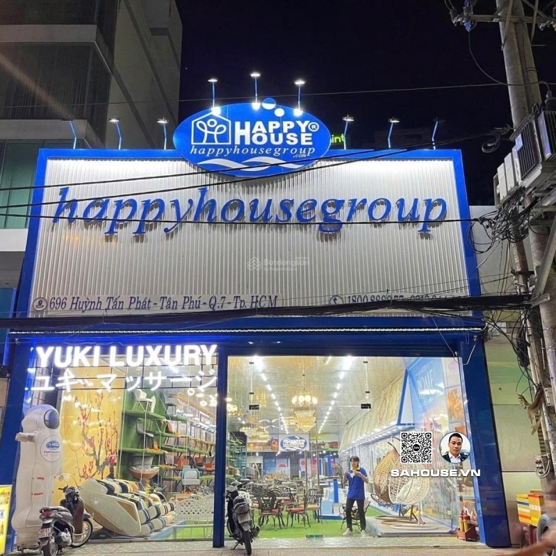 Bán Nhà Mặt Tiền 696 Huỳnh Tấn Phát – 10x60m, Đang Cho Thuê 80 Triệu/Tháng
