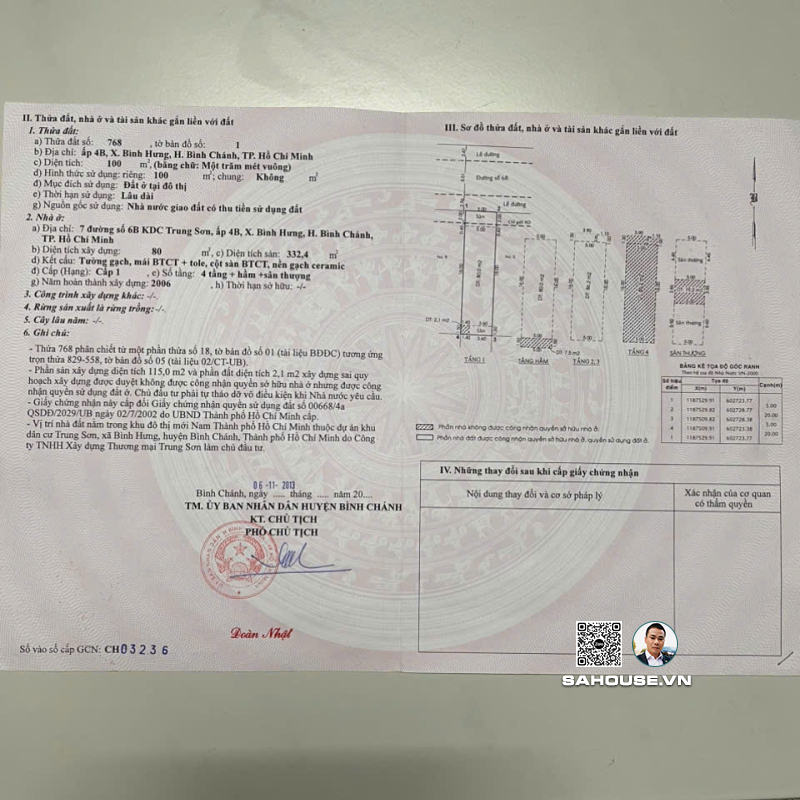 CẦN BÁN CĂN HỘ DỊCH VỤ – KDC TRUNG SƠN