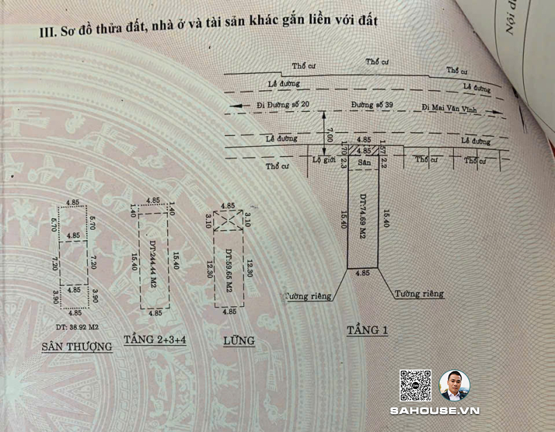  TÒA NHÀ 5 TẦNG + THANG MÁY – 12 PHÒNG – DÒNG TIỀN 50TR/THÁNG